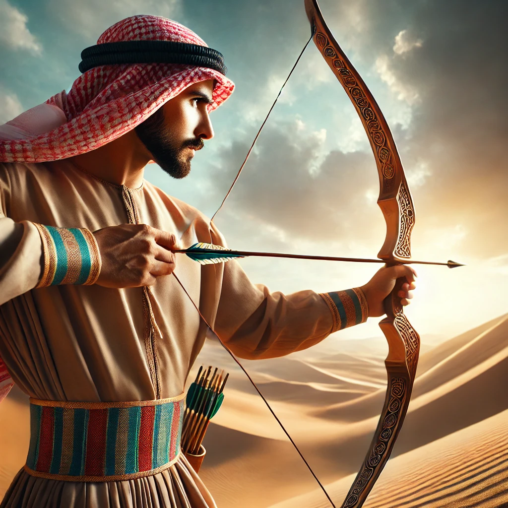 القوس في التراث العربي: فنون الرماية وأشهر الرماة