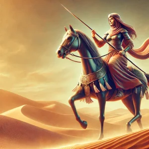 الفروسية النسائية في التراث العربي: قصص شجاعة وتقاليد عريقة